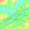 Middlesex topographic map, elevation, terrain