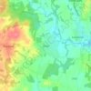 Ifold topographic map, elevation, terrain