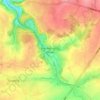 Biesme-sous-Thuin topographic map, elevation, terrain