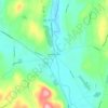 Middle Granville topographic map, elevation, terrain