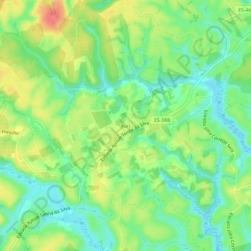 Xuri topographic map, elevation, terrain