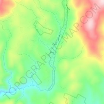 Dixie topographic map, elevation, terrain