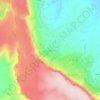 Temaneng topographic map, elevation, terrain