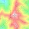 Brasstown Bald topographic map, elevation, terrain