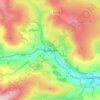 Stanhope topographic map, elevation, terrain