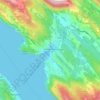 Valestrand topographic map, elevation, terrain