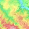 Bierre en Morvan topographic map, elevation, terrain