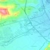 Aurora topographic map, elevation, terrain