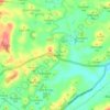 East Marton topographic map, elevation, terrain