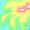 Canastra Alta topographic map, elevation, terrain