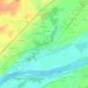 Le Bourg topographic map, elevation, terrain