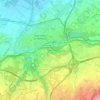 Ternier topographic map, elevation, terrain