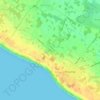 Vaotu'u topographic map, elevation, terrain