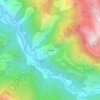 Les Herbez topographic map, elevation, terrain