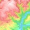 Le Périé topographic map, elevation, terrain