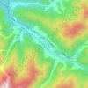 Gohan-ri topographic map, elevation, terrain