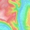 Heldberg topographic map, elevation, terrain