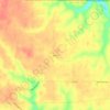 Aaron topographic map, elevation, terrain