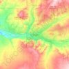 Farmington topographic map, elevation, terrain