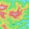 Mount Takao topographic map, elevation, terrain