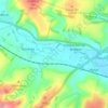 Bapton topographic map, elevation, terrain