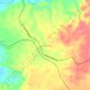 Agrupacion topographic map, elevation, terrain