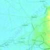 Canaman topographic map, elevation, terrain