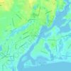 South Yarmouth topographic map, elevation, terrain