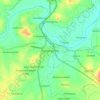 Nanjanagudu topographic map, elevation, terrain