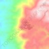 Sunspot topographic map, elevation, terrain