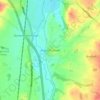Acton Trussell topographic map, elevation, terrain
