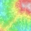 Querciola topographic map, elevation, terrain