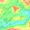 Coalford topographic map, elevation, terrain