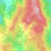 La Garde topographic map, elevation, terrain