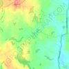 Markington topographic map, elevation, terrain