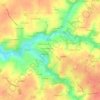 Le Pré Rouge topographic map, elevation, terrain