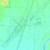 La Salle topographic map, elevation, terrain