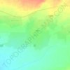 Hosa topographic map, elevation, terrain