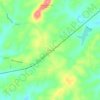 Arrington topographic map, elevation, terrain