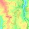 Rickling Green topographic map, elevation, terrain