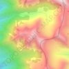 Cresta de Gallo topographic map, elevation, terrain