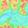 Johnson City topographic map, elevation, terrain