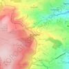 Ringinglow topographic map, elevation, terrain
