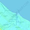 Kuala Besut topographic map, elevation, terrain