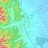 Talesh topographic map, elevation, terrain