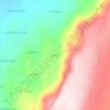 Kinoru topographic map, elevation, terrain