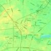 代官町 topographic map, elevation, terrain
