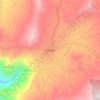Sonsón topographic map, elevation, terrain