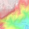 West Haputale topographic map, elevation, terrain