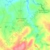 Lastelle topographic map, elevation, terrain